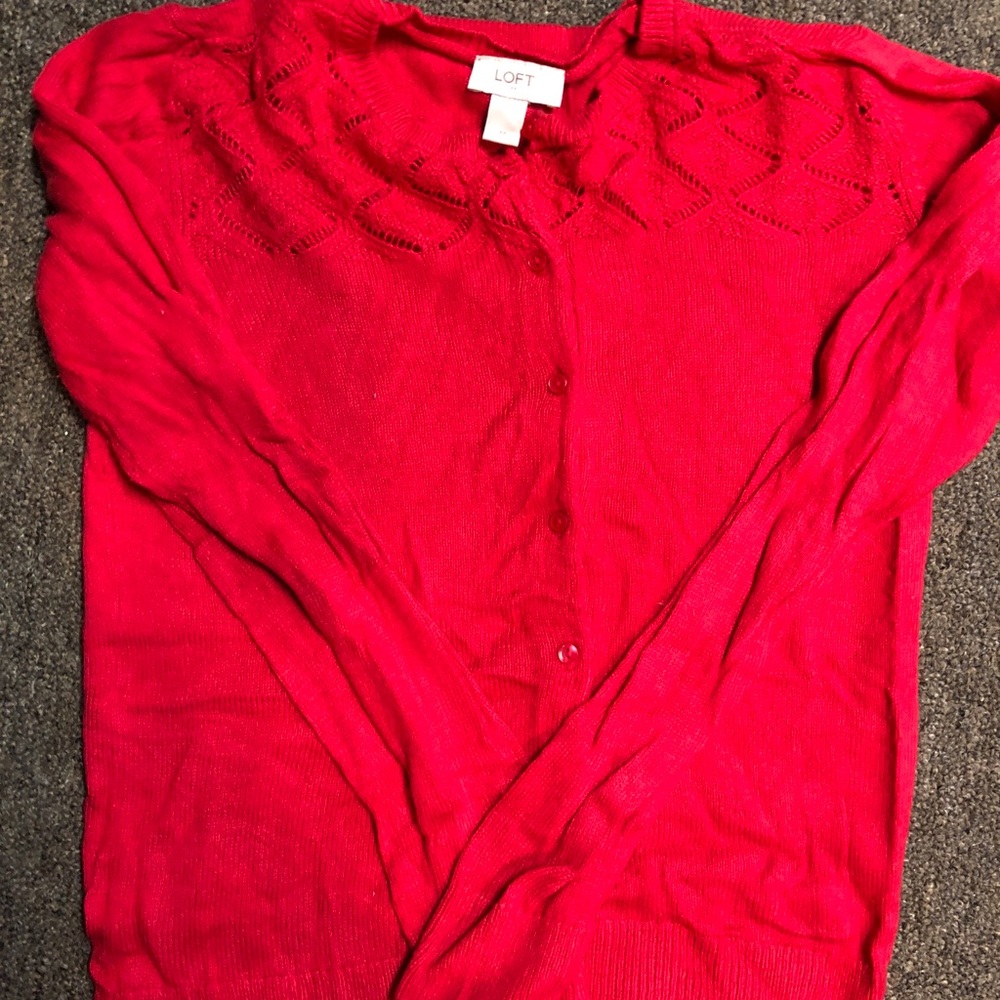 Red Loft cardigan